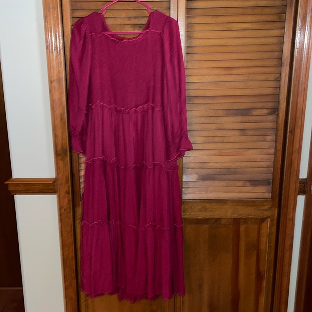 Boutique Burgundy Dress